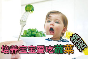 培养宝宝爱吃蔬菜的绝招