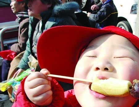 中国的孩子都吃了什么？