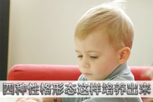 四种性格形态这样培养出来