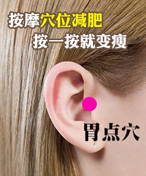 按摩穴位减肥 按一按就变瘦